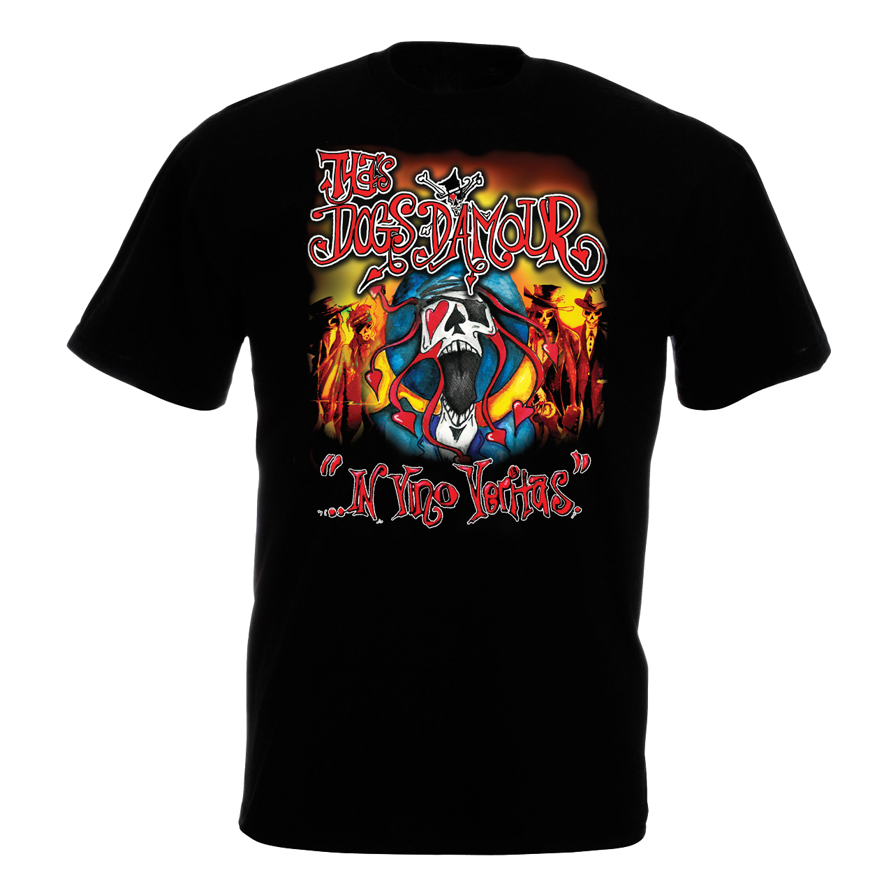 Tyla’s Dogs D’Amour - In Vino Flames - T-Shirt (black) • Shop - Tyla’s ...